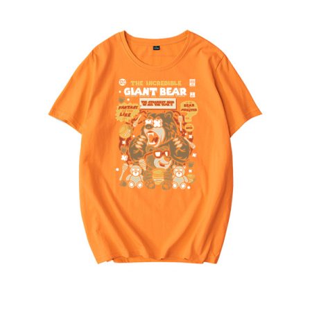 The Incredible Bear Orange T-shirt