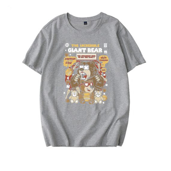 The Incredible Bear Grey T-shirt